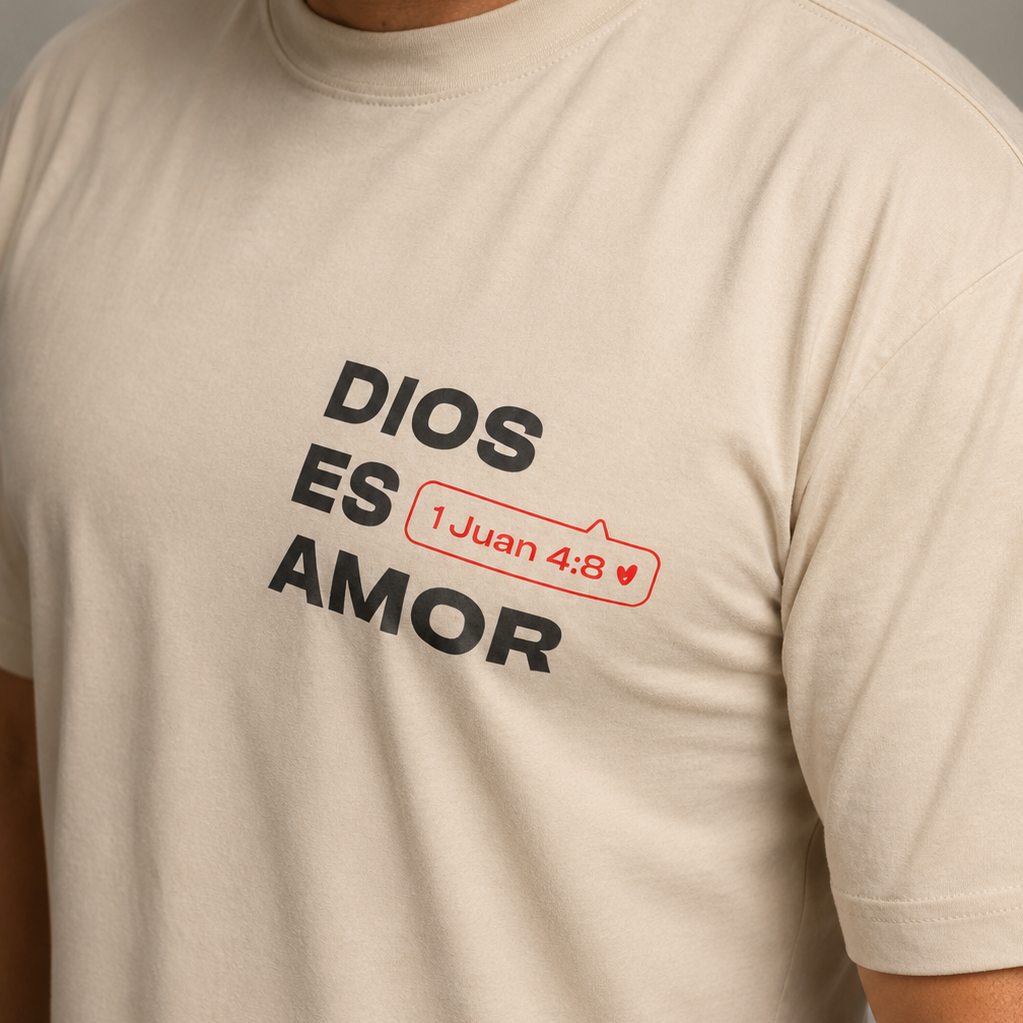 T-Shirt Regular Hombre | Dios Es Amor