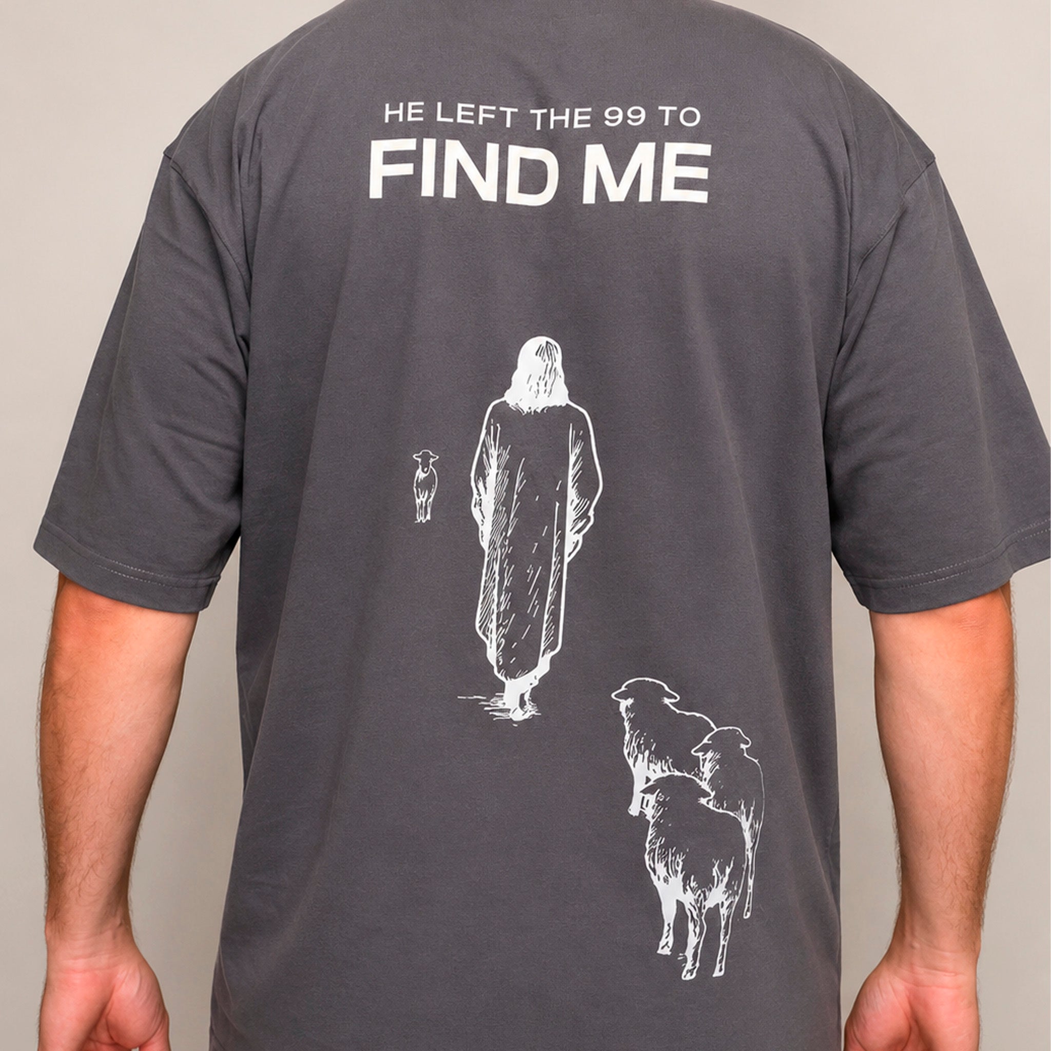 T-Shirt Oversize Hombre | Reckless Love He Left the 99