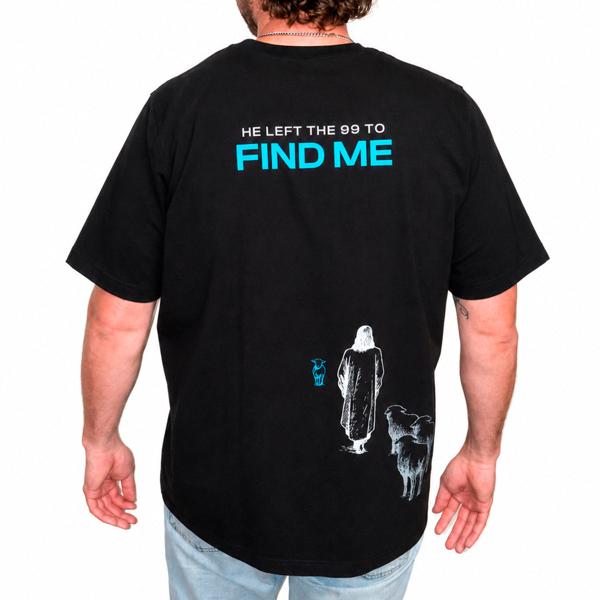 T-Shirt Oversize Hombre | Reckless Love He Left the 99