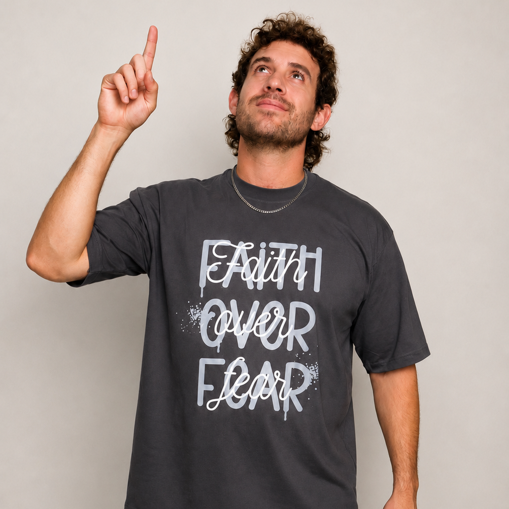 T-Shirt Oversize Hombre | Faith